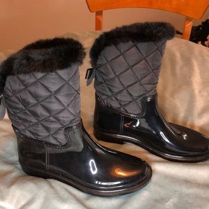 Kate Spade knock-off warm rain/snow boot